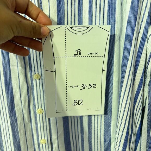 NWT Style&Co. Women's Button-Up Long Shirt Multicolor 2X Striped Long Sleeve - Picture 6 of 6